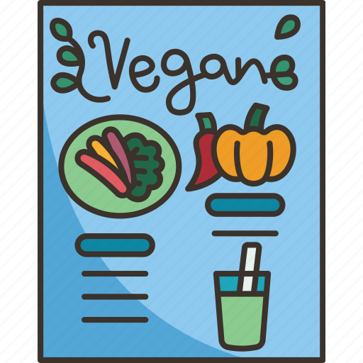 Vegan, menu, list, restaurant, cuisine icon - Download on Iconfinder