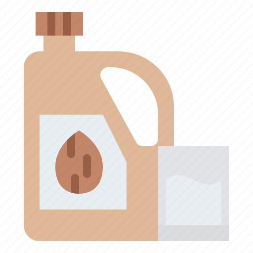 Almond, milk, drink, healthy, vegan, keto icon - Download on Iconfinder