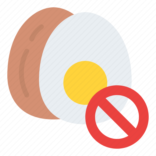 No, egg, prohibit, healthy, vegan icon - Download on Iconfinder