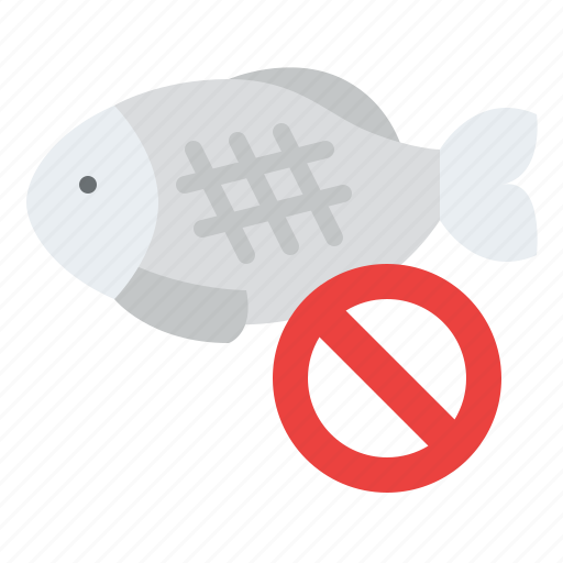 No, fish, prohibit, healthy, vegan icon - Download on Iconfinder