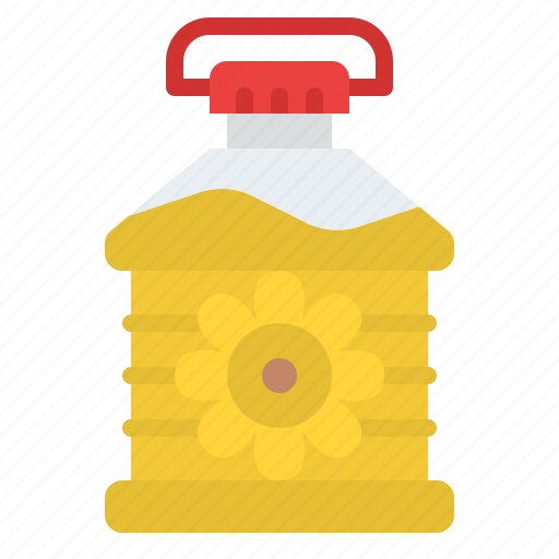 Sunflower, oil, healthy, food, vegan, cooking icon - Download on Iconfinder