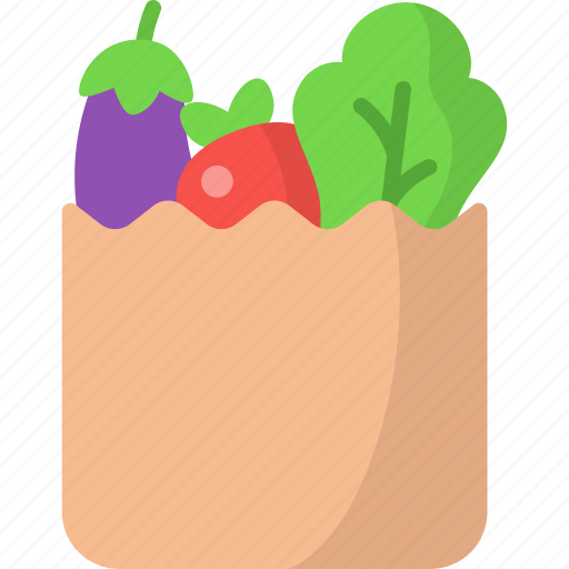 Vegetables, paper bag, diet, healthy foods, vegetarian, vegan icon - Download on Iconfinder