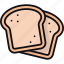 breads, loaf, slice of bread, food, breakfast, bakery 