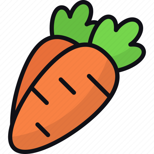 Carrots, vegetables, organic, diet, vegan, healthy food icon - Download on Iconfinder