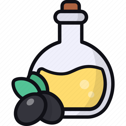 Olive oil, medicine, healthy food, natural oil, olives icon - Download on Iconfinder