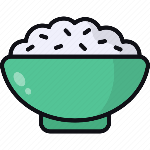 Rice, asian food, diet, culinary, healthy food, gastronomy icon - Download on Iconfinder