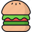 vegan burger, vegan food, vegetarian, meal, fast food 