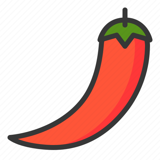 Chili pepper, food, healthy, vegan, vegetable, vegetarian icon - Download on Iconfinder