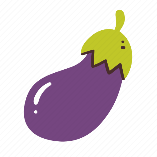 Eggplant, food, cooking, vegetable, ingredient, vegan icon - Download on Iconfinder