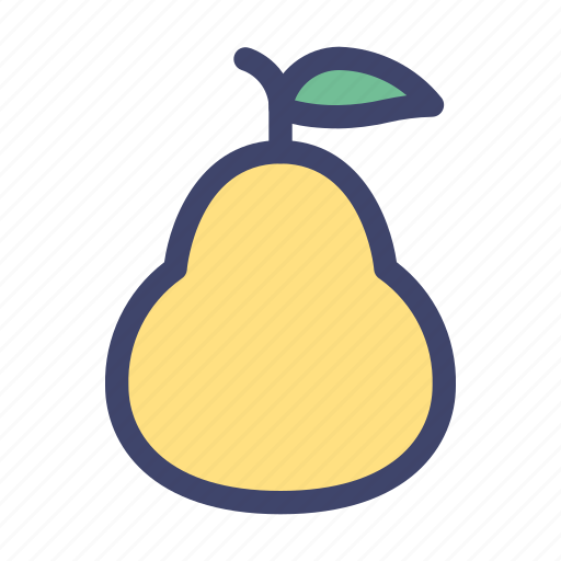 Fruit, vegetable, organic, pear icon - Download on Iconfinder
