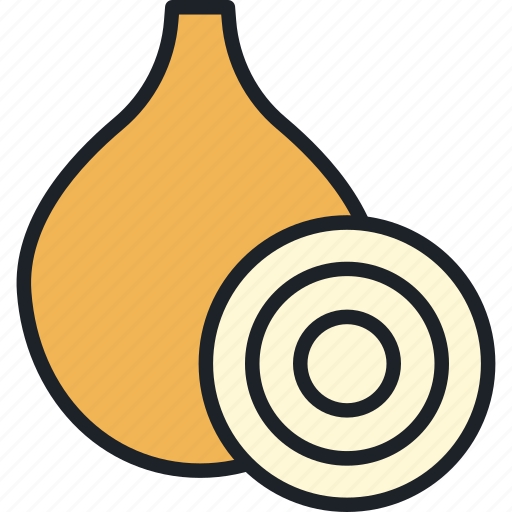 Onion, food, vegetable, cooking, healthy, ring icon - Download on Iconfinder