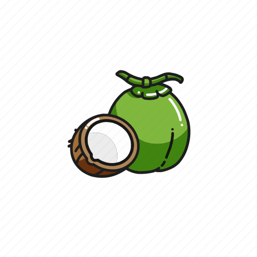 Coconuts, coconut, fresh, fruit, fruits, food, healthy icon - Download on Iconfinder
