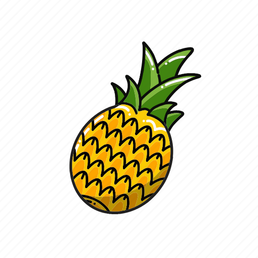 Pineapple, food, organic, fruit, fruits, fresh, healthy icon - Download on Iconfinder