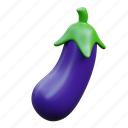 eggplant, vegetable, vitamin, grocery, healthy 