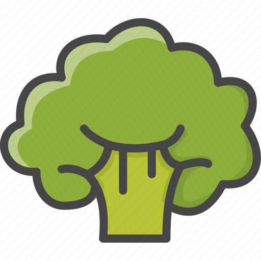 Broccoli, filled, food, outline, vegetable, vegetables icon - Download on Iconfinder