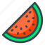 food, fruits, watermelon 