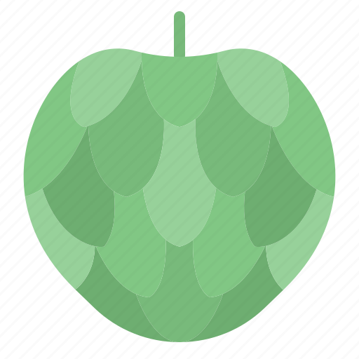 Seasonal, vegetables, fruits, food, cherimoya, plants icon - Download on Iconfinder