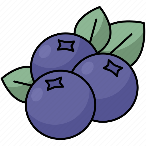Blueberry, berry, berries, fresh icon - Download on Iconfinder