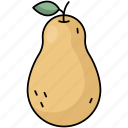 pear, fruit, sweet, organic