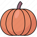 pumpkin, vegetable, halloween, spooky