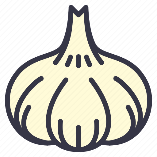 Fall, seasonal, food, vegetables, fruits, garlic, root icon - Download on Iconfinder