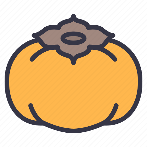 Fall, seasonal, food, vegetables, fruits, kaki, persimmon icon - Download on Iconfinder