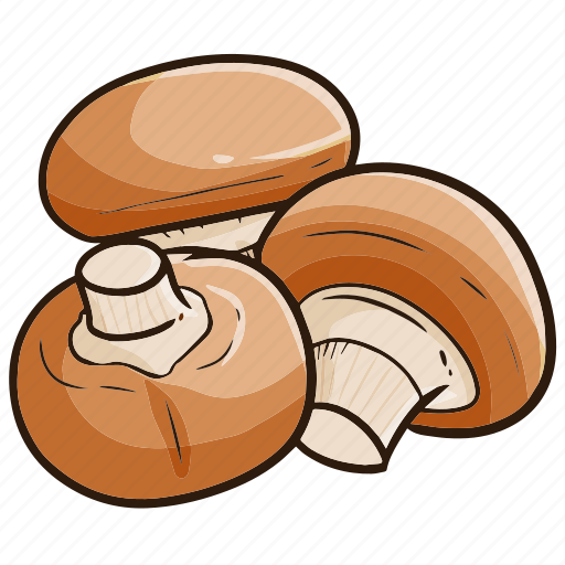 Mushroom, vegetable, food, vegetarian, fresh icon - Download on Iconfinder