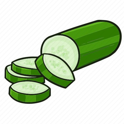 Cucumber, vegetable, cooking, kitchen, vegetarian icon - Download on Iconfinder