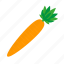 carrot, coloredbeans 