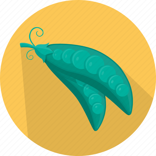Food, pea pods, peas, plant, vegetable, kitchen, meal icon - Download on Iconfinder