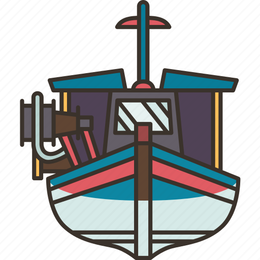 Fishing, boat, vessel, marine, vehicle icon - Download on Iconfinder