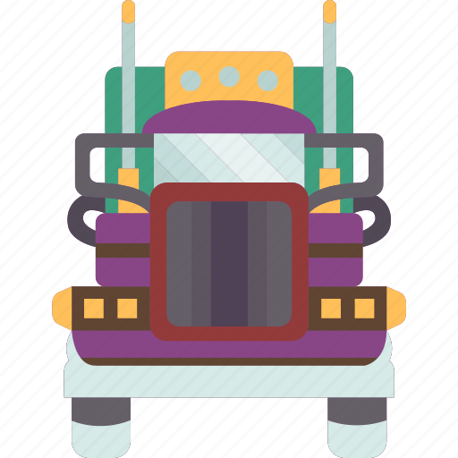 Trailer, truck, lorry, cargo, freight icon - Download on Iconfinder