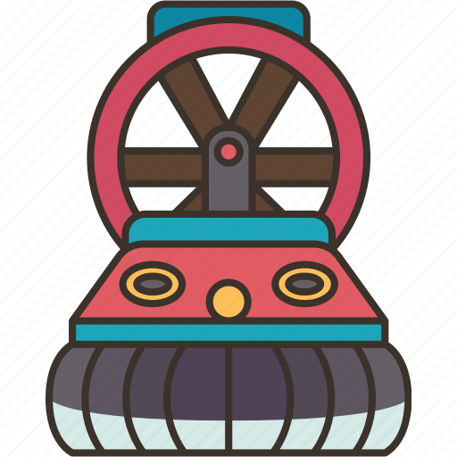 Hovercraft, boat, craft, propeller, speed icon - Download on Iconfinder