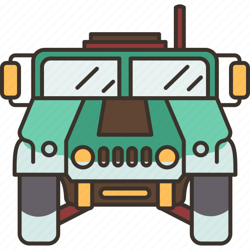 Humvee, armored, military, battle, troop icon - Download on Iconfinder