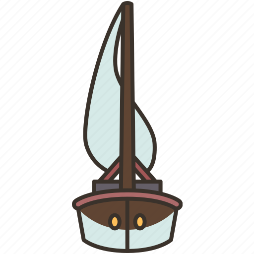 Sailboat, adventure, nautical, vessel, sea icon - Download on Iconfinder