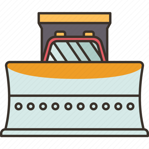 Snowplow, plough, snow, removal, truck icon - Download on Iconfinder