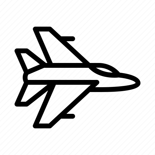 Air, aircraft, aviation, fighter, jet, military, plane icon - Download on Iconfinder