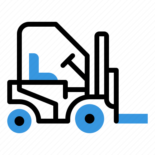 Forklift, loader, logistic, shipping, truck icon - Download on Iconfinder