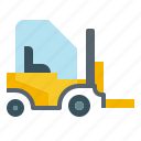 forklift, loader, logistic, shipping, truck