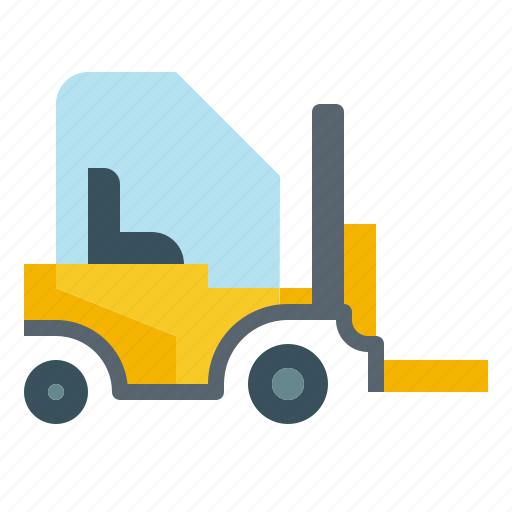 Forklift, loader, logistic, shipping, truck icon - Download on Iconfinder