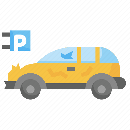 Parking, crash, car, accident icon - Download on Iconfinder