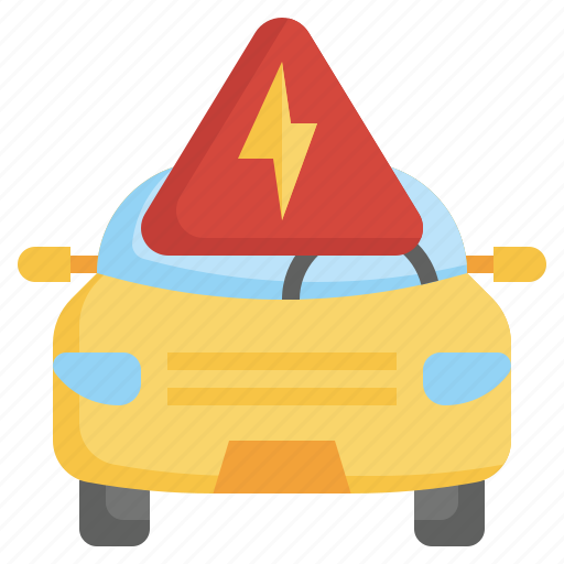 Problem, electric, car, accident icon - Download on Iconfinder