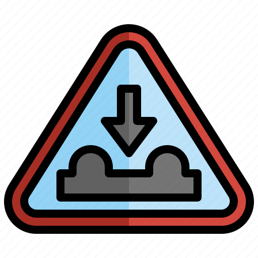 Pothole, traffic, sign, transportation, signaling, alert icon - Download on Iconfinder