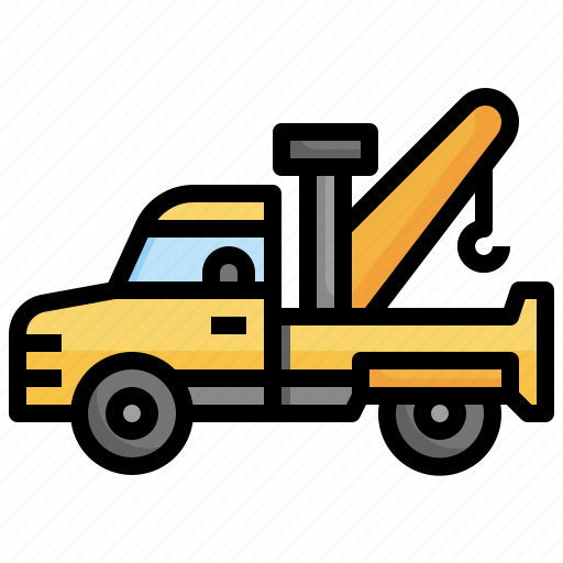 Towing, service, car, truck icon - Download on Iconfinder