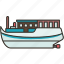 barge, cargo, ship, industrial, freight 