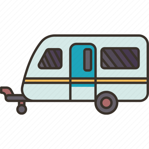 Caravan, camping, motorhome, adventure, automobile icon - Download on Iconfinder