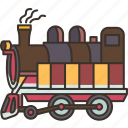 locomotive, train, rails, station, transportation
