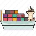 ship, cargo, vessel, logistics, export
