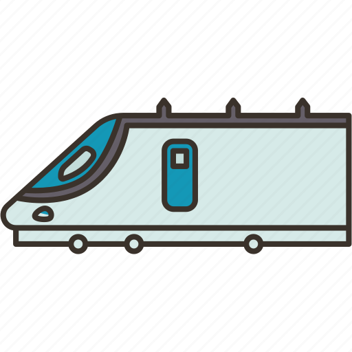 Train, bullet, speed, rails, transportation icon - Download on Iconfinder