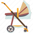 baby, child, carriage, stroller, cart